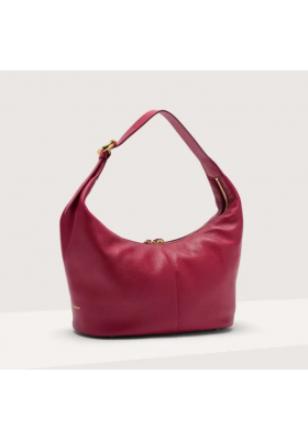 Borsa Coccinelle Liya cuir véritable poudre de couleur rose