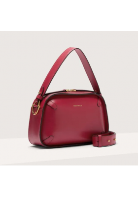 Borsa Coccinelle Liya cuir véritable poudre de couleur rose