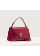 Borsa Coccinelle Liya genuine leather color powder pink