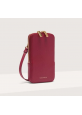 Borsa Coccinelle Liya cuir véritable poudre de couleur rose