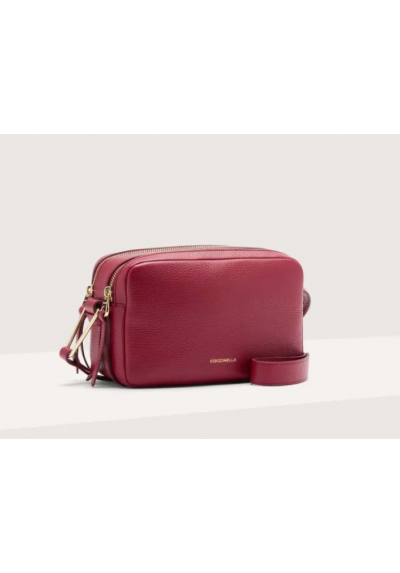 Borsa Coccinelle Liya cuir véritable poudre de couleur rose